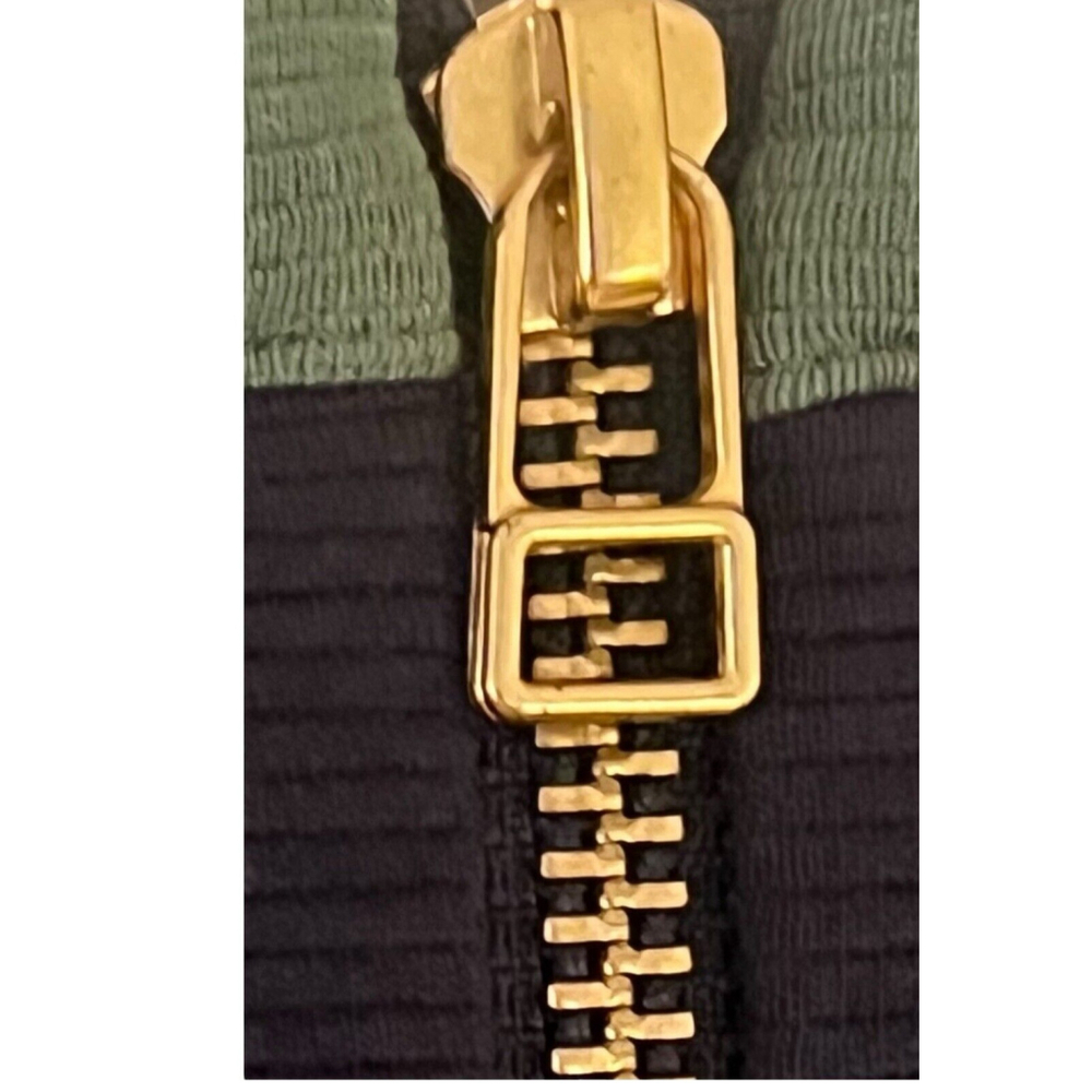 BODEN Leah Ottoman COLORBLOCK BLUE Green Lagoon Stretch sheath DRESS 4P NWT - Picture 5 of 8